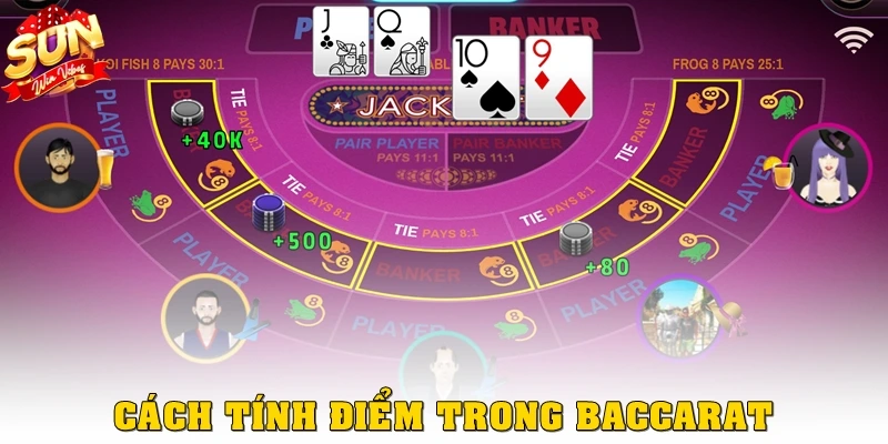 Cách tính điểm Baccarat